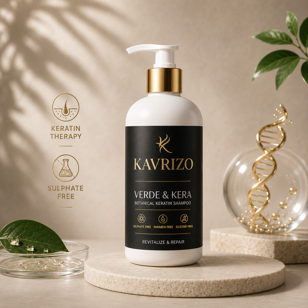 Kavrizo Verde & Kera | Herbal Keratin Shampoo